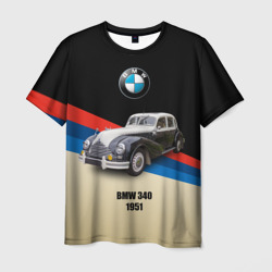 Винтажный автомобиль BMW 340 – Мужская футболка 3D с принтом купить со скидкой в -26%