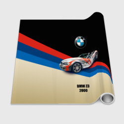 Бумага с принтом Немецкий родстер BMW Z3 для любого человека, вид спереди №2. Цвет основы: белый