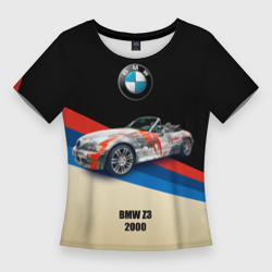 Немецкий родстер BMW Z3 – Женская футболка 3D Slim с принтом купить