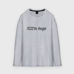 Женский лонгслив oversize хлопок XIII'th angel