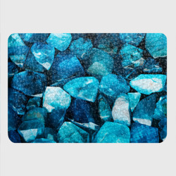 Картхолдер с принтом Аквамарин камни минералы крупный план - фото 2
