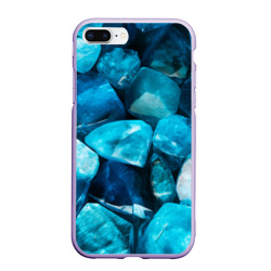 Аквамарин камни минералы крупный план – Чехол для iPhone 7Plus/8 Plus матовый с принтом купить