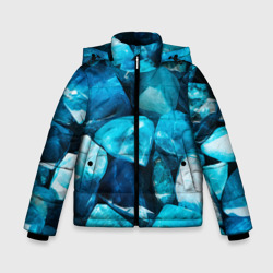 Аквамарин камни минералы крупный план – Зимняя куртка для мальчиков 3D с принтом купить
