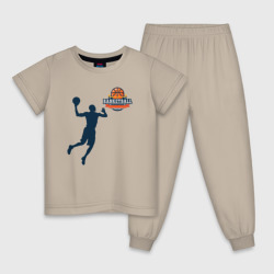 Игрок в баскетбол basketball – Детская пижама хлопок с принтом купить со скидкой в -9%