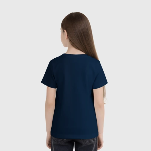 Детская футболка 3D с принтом Смокинг на свадьбу - мальчишник, вид сзади #2