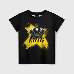 Детская футболка 3D Корона Кинга