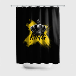 Штора 3D для ванной Корона Кинга
