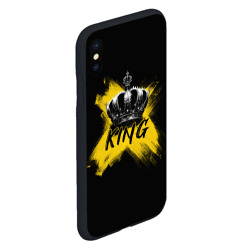 Чехол для iPhone XS Max матовый Корона Кинга - фото 2