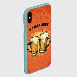 Чехол для iPhone XS Max матовый Мальчишник - пиво - фото 2