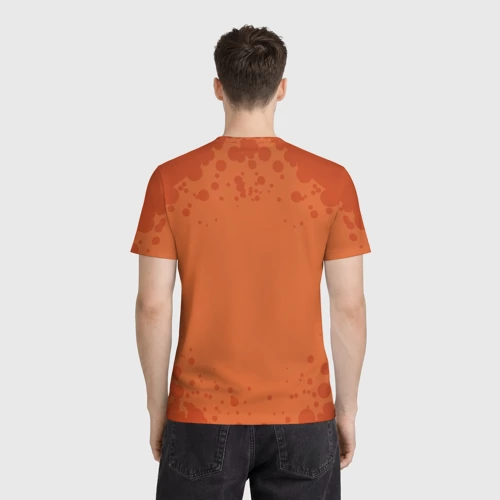 Мужская футболка 3D с принтом Мальчишник - пиво, вид сзади #2