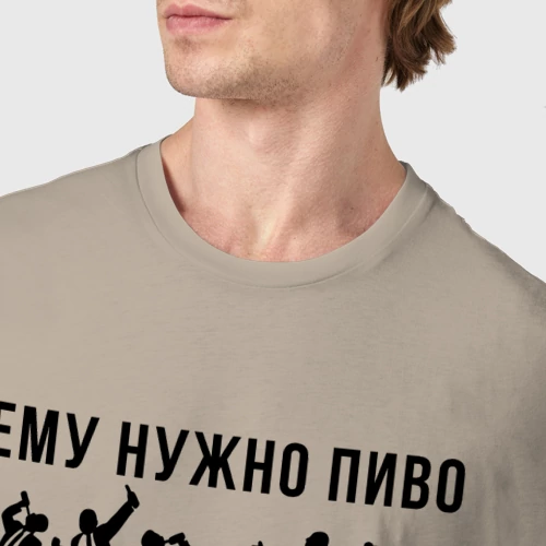 Мужская футболка хлопок с принтом Жених и его друзья, фото #4