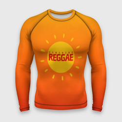 Orange sunshine reggae – Мужской рашгард 3D с принтом купить