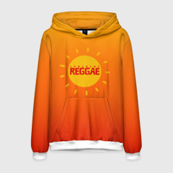 Мужская толстовка 3D Orange sunshine reggae