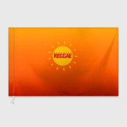 Флаг 3D Orange sunshine reggae