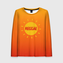 Orange sunshine reggae – Женский лонгслив 3D с принтом купить со скидкой в -20%