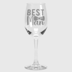 Лучший мужчина – Бокал для вина с принтом купить со скидкой в -12%