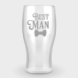 Best man – Бокал пивной с гравировкой с принтом купить со скидкой в -20%