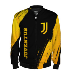 Мужской бомбер 3D Juventus - gold gradient вертикально