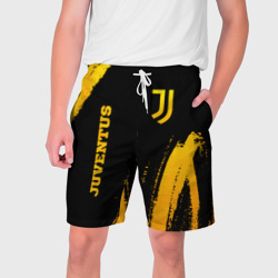 Мужские шорты 3D Juventus - gold gradient вертикально