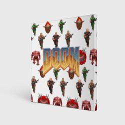 Doom 1993 паттерн – Холст квадратный с принтом купить