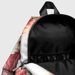 Рюкзак с принтом Реинкарнация Безработного Эрис для ребенка, вид на модели спереди №4. Цвет основы: белый