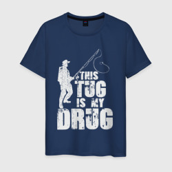 Tug is my drug – Мужская футболка хлопок с принтом купить со скидкой в -20%
