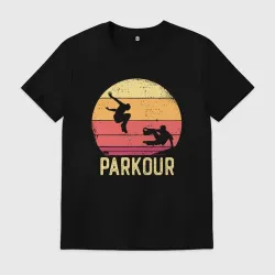 Мужская футболка хлопок Parkour