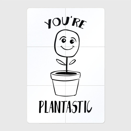 Магнитный плакат 2x3 с принтом YOU'RE PLANTASTIC, вид спереди №1
