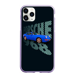 Немецкая спортивная машина Porsche 968 – Чехол для iPhone 11 Pro матовый с принтом купить