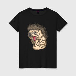Hedgehog – Женская футболка хлопок с принтом купить со скидкой в -20%