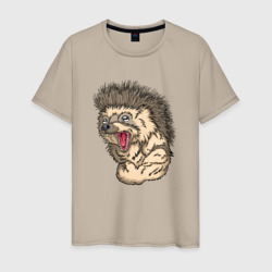 Hedgehog – Мужская футболка хлопок с принтом купить со скидкой в -20%