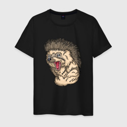 Hedgehog – Мужская футболка хлопок с принтом купить со скидкой в -20%