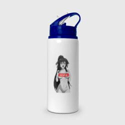 Бутылка для воды с трубочкой Ахегао senpai nudity