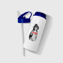 Бутылка для воды с трубочкой Ахегао senpai nudity - фото 2