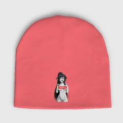 Женская шапка демисезонная Ахегао senpai nudity