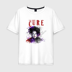 Мужская футболка хлопок Oversize The Cure - Robert Smith portrait