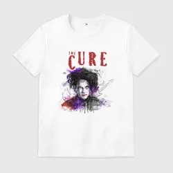 Мужская футболка хлопок The Cure - Robert Smith portrait
