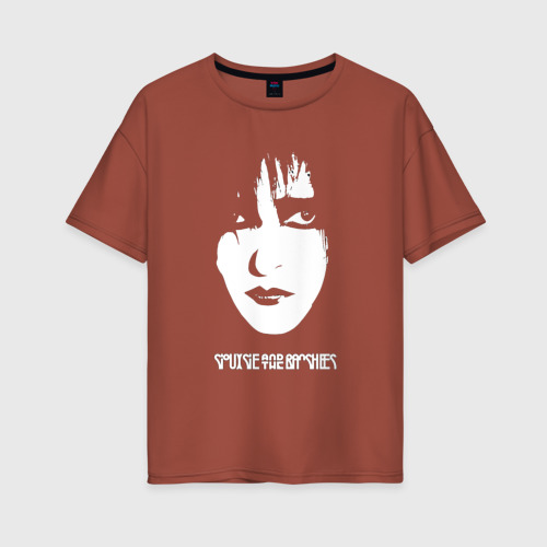 Женская футболка хлопок Oversize с принтом Siouxsie and the banshees, вид спереди #2