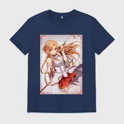 Мужская футболка хлопок Асуна Юки мечница