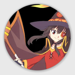 Konosuba Мэгумин – Круглый коврик для мышки с принтом купить