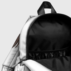 Рюкзак с принтом Konosuba Юн-юн чибик для ребенка, вид на модели спереди №4. Цвет основы: белый