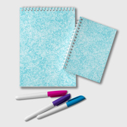 Светлый бело-голубой текстура – Блокнот с принтом купить