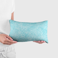 Подушка с принтом Светлый бело-голубой текстура для любого человека, вид спереди №2. Цвет основы: белый