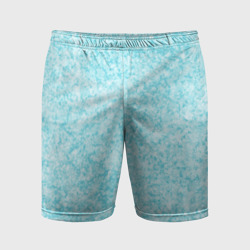 Светлый бело-голубой текстура – Мужские шорты спортивные с принтом купить