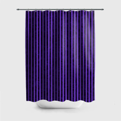 Полосатый яркий фиолетовый – Штора 3D для ванной с принтом купить