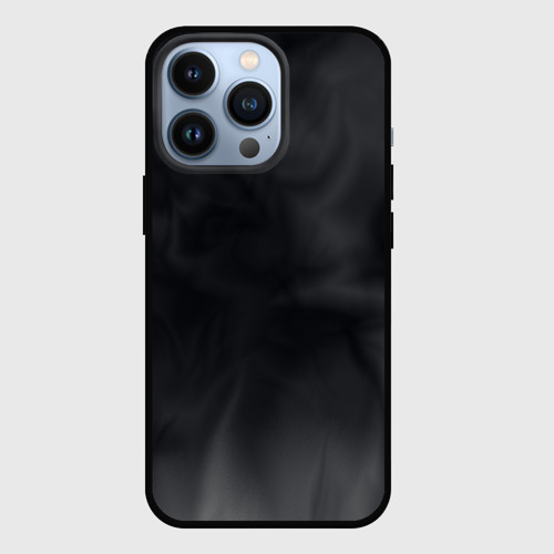 Чехол для iPhone 13 Pro с принтом Тёмный серый дымчатый, вид спереди №1