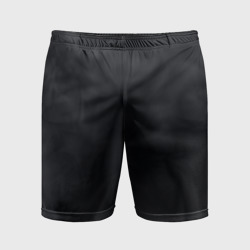 Тёмный серый дымчатый – Мужские шорты спортивные с принтом купить