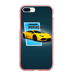 Спортивная итальянская машина Lamborghini Huracan – Чехол для iPhone 7Plus/8 Plus матовый с принтом купить