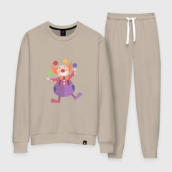 Женский костюм хлопок Клоун-жонглер