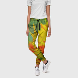 абстракция цветение акрил – Женские брюки 3D с принтом купить